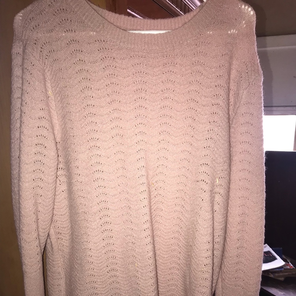 PINK KNIT SWEATER